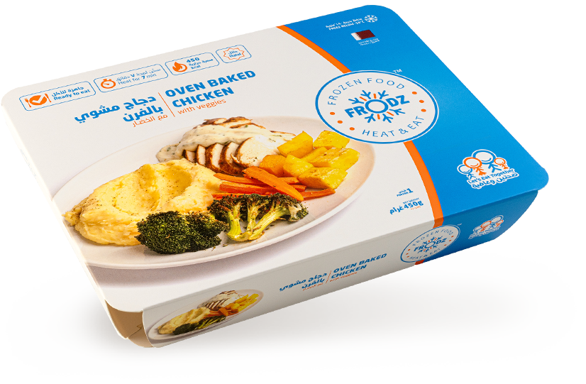 Oven baked chicken with veggies