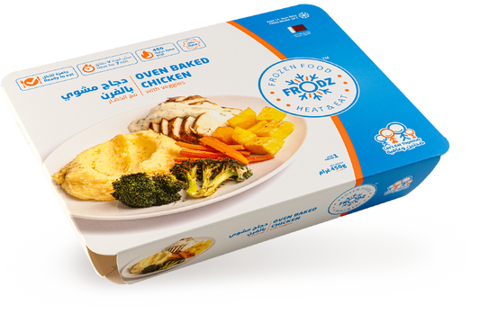 Oven baked chicken with veggies