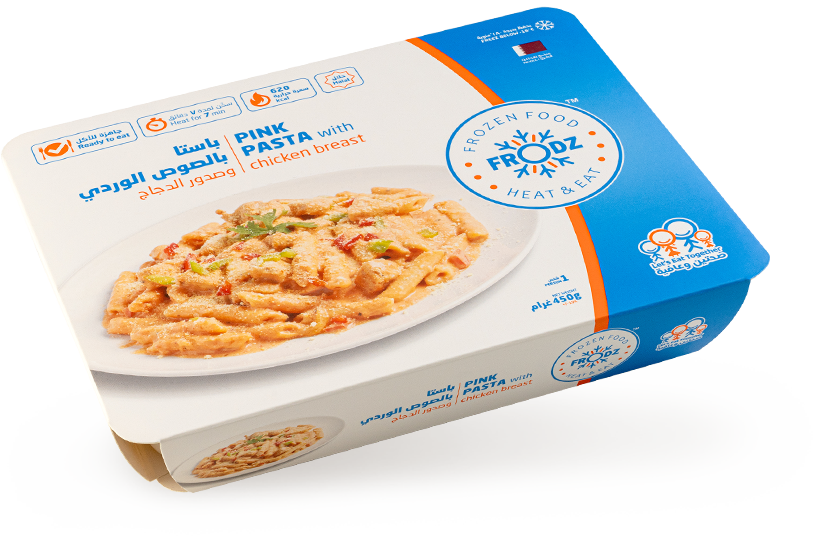 Pink Pasta with Chicken Breast